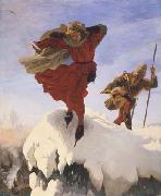 Ford Madox Brown Manfred on the Jungfrau USA oil painting artist
